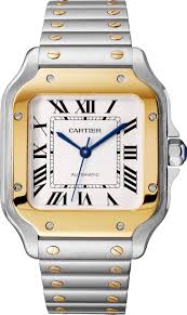 Elenco profissional lucas braga quer reação do santos fc contra o novorizontino. Crw2sa0016 Santos De Cartier Watch Medium Model Automatic Movement Yellow Gold Steel Interchangeable Metal And Leather Bracelets Cartier