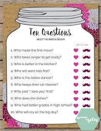 We never post on your behalf Bridal Shower Game Questions To Ask Bride And Groom