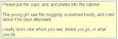 Are there too many commas in this sentence? Major Comma Uses