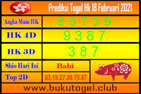 Prediksi Togel Hk 18 Februari 2021