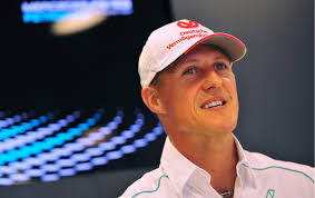 With thanks to all of them. Michael Schumacher Schaut Formel 1 Rennen Management Gibt