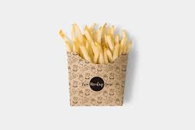 Free Brown Paper French Fries Box Mockup Psd 2018 Fries Packaging French Fries Fries
