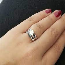 10k White Gold Round Blue Diamond Twist Enhancer Wrap Ring Guard Anniversary By Rg Dwrap Her Diamond Solitaire In S Ring Guard Blue Diamond Buy Diamonds Online
