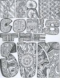 Coloring pages of beatles on kids n fun. Em1 2 Sun Doodles Art Coloring Books