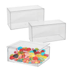 Hammont Rectangle Acrylic Box - Shelf Organizer Bins - Clear Storage  Containers - Candy Party Favors | Bathroom Storage | Makeup Cosmetic  Organization ...