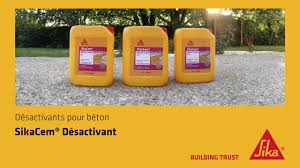 Comment Realiser Un Beton Desactive Sikacem Desactivant Youtube
