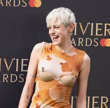 Emma Corrins balloon-themed Outfit of the Weekend at the Olivier Awards