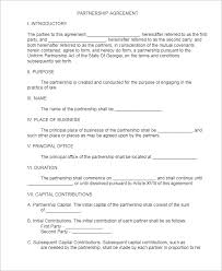 This partnership agreement pdf template contains the essential and most common provisions required in a partnership agreement including. 21 Free Partnership Agreement Templates Word Pdf Format Samples
