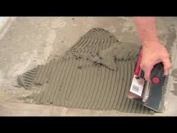 But not all are ok for outside, check the bag. Thinset On Concrete Youtube