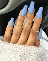 13 cute nail art designs for short nails to try asap. Cute Blue Nails And Goals Image 6274312 On Favim Com