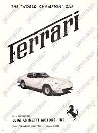 Ferrari Print Ad Cord Royalex Advertising Triumph Spitfire Etsy Ferrari Car Ads Ferrari Poster