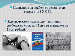 Ch 2 St 161 Uk Rf Grabezh Otvetstvennost Grabezh Uslovnyj Srok