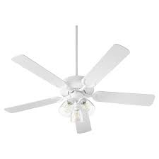 From the quorum ceiling fan line. Quorum International 6525 2308 Studio White Virtue 52 5 Blade Led Ceiling Fan With 3 Seedy Glass Shades Lightingshowplace Com