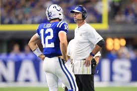 Andrew luck is former american football quarterback who spent his whole career playing for the indianapolis colts of the national football league (nfl). Colts Film Room Andrew Luck Will Need To Be More Decisive In Week 2 Stampede Blue