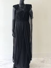Fendi Goddess Sheer Long Black Gown Dress, Size 40 RP $3200 | eBay