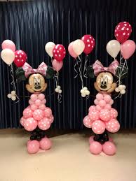 Balloon Decoration Ideas For 1st Birthday Party At Home Mini Mouse Birthday Mini Mouse Birthday Decorations Minnie Mouse Birthday Party Decorations Minnie Mouse 1st Birthday