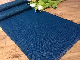 Sold and shipped by saro lifestyle. Indigo Blue Rustic Burlap Jute Runners Wedding Hessian Table Runner 30cm Wide Ebay