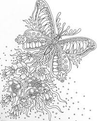 Coloriages Zen Divers Fairy Coloring Pages Animal Coloring Pages Butterfly Coloring Page