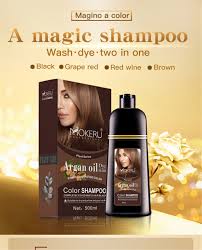 Best black hair dye that washes out: Mokeru Argan Oil Essence Hair Dye Shampoo Wash Dye Hair Care 3 In 1 Shampoo Permanent Hair Color Shampoo No Pungent Smell Hair Color Aliexpress