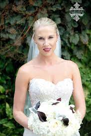 Cali Lily And Hydrangea Bouquet Wedding Dresses One Shoulder Wedding Dress Bride