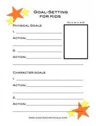 Goal Setting For Kids Free Printable I Can Teach My Child Counseling Kids Worksheets For Kids Guidance Lessons