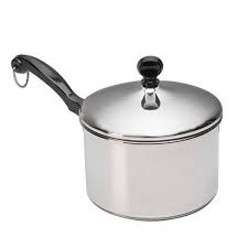 The farberware classic series offers the busy kitchen a timeless stainless steel cookware collection with dishwasher safe convenience. Farberware Classic 2 Qt Covered Saucepan Target