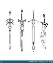 Awesome sword drawings some swords for you o try to color first time using. Awesome Sword Drawings Some Swords For You O Try To Color First Time Using Sword Drawing Sword Design Weapon Concept Art