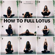 How To Full Lotus Full Lotus Requires Ankle And Hip Flexibility In Order To Protect The Kneecaps H Lotus Pose Yoga Yoga Poses For Beginners Basic Yoga