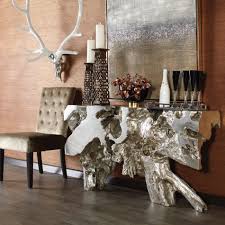 Maybe you would like to learn more about one of these? Silver Console Table Sequoia Collection Decor Foyer Decorating Home Decor