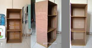 Inilah Cara Membuat Rak Sudut Dari Kardus Rak Minimalis Rak Minimalis