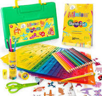 Drawing Stencil Kit for Kids, 60 PC Art Set with 370+ Shapes, Sketch Pad,  and Colored Pencils for DIY Arts and Crafts for Boys and Girls, Draw with  ...
