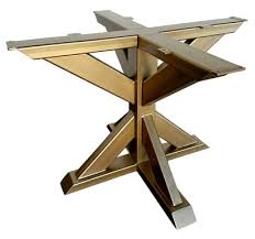 Maybe you would like to learn more about one of these? Hand Made Metal Table Base Pedestal Style Trestle By Urban Ironcraft Custommade Com