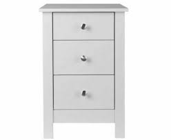 Florence 3 Drawer Graduated Bedside Chest Unit Bed Grey Oak Off White Delivery For Sale Online Ebay