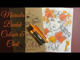 Free butterfly coloring pages adult. Mariola Budek Colouring Page How I Stop Streaks With Alcohol Markers Use Pencils Over To Blend Youtube