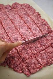 3 pounds lean ground beef, the very best you can afford 4 teaspoons salt 4 teaspoons smoke flavor, can sub smoked salt, if you do skip the regular salt 2 1/2 teaspoons black pepper Homemade Beef Jerky For Dogs What Great Grandma Ate