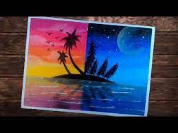 Download gambar 2 dimensi pemandangan untuk balita. Menggambar Pemandangan Siang Dan Malam Gambar Dua Dimensi Gambar Pemandangan Pantai Youtube Seni Cat Air Ilustrasi Seni