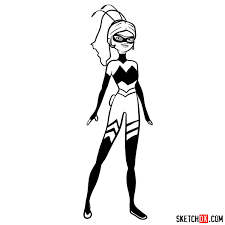 Even though we are girls, our strength is enough to stop any villain. How To Draw Rena Rouge Artofit