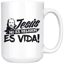 This is the new bestseller of coffee mugs. Jesus Mug Jesus No Es Religion Es Vida 15oz White Coffee Mugs Odditees