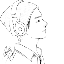 Drawing of kim taehyung from bts hello, armys hopeyou like it. Kim Taehyung Juuzouperales Illustrations Art Street