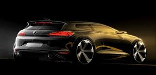 New Volkswagen Scirocco Design Sketch Car Body Design Car Design Sketch Volkswagen Scirocco Vw Scirocco