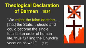 The barmen declaration should be primarily understood as a declaration for ecclesiastical independence; What We Believe God And Only God Trinity Presbyterian Church Charlotte Nc