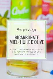 Masque Visage Bicarbonate Miel Huile D Olive Par Lapetitefounderie Com Masque Visage Huile D Olive Recette Beaute