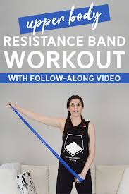 upper body resistance band loop workout