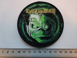34,387 views, added to favorites 171 times. Iron Maiden Stranger In A Strange Land Black Border Woven Patches Riffs Merchandise