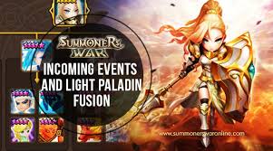 Summoners War Incoming Events And Light Paladin Fusion