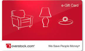 The overstock gift card cannot be reloaded, resold, transferred for value, redeemed for cash or applied to any other account, except to the extent required by law. Overstock Com E Giftcard Buy Gift Cards Online Discount Gift Cards Gift Card