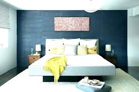 See more ideas about gray bedroom, bedroom design, blue bedroom. Gray Wallpaper Bedroom Dark Blue Walls And Grey Feature Navy Blue Wall Bedroom 990x660 Wallpaper Teahub Io