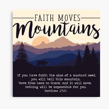 Both translations read 'faith the size of a mustard seed' but the word size or its equivalent does not appear in the original greek for either gospel. Matt 17 20 Faith Size Of A Mustard Seed Just Because Card Paper Paper Party Supplies Kromasol Com
