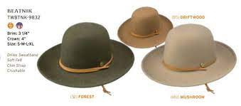 Stetson Sweatband Crown Hat Beaded Hat
