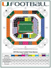 26 Detailed Miami Hurricanes Football Seating Chart